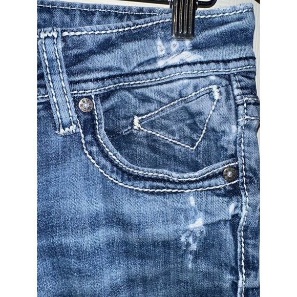 Vigoss The Chelsea Mid Rise Capri Jeans  Size 5 - Picture 8 of 15